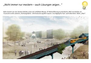 Folie. Idee Hochbahn