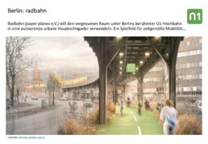 Folie. Idee Hochbahn